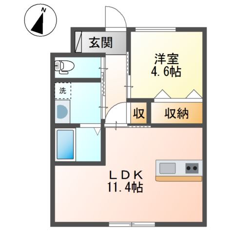 ソレイアード 間取り図