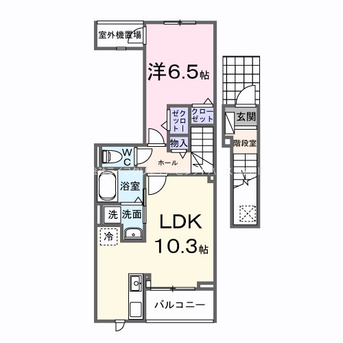 アンサードリーム加古川 間取り図