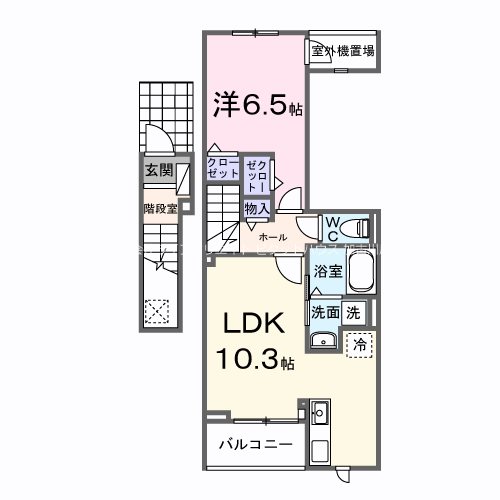 アンサードリーム加古川 間取り図