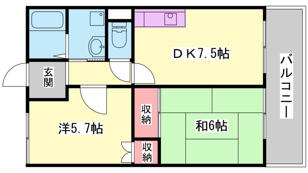 エクレール 間取り図