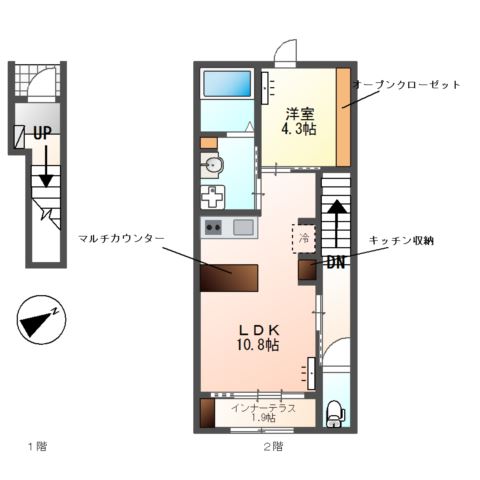 サンフェリーチェＳ 間取り図