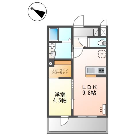 トレジャー東加古川 間取り図