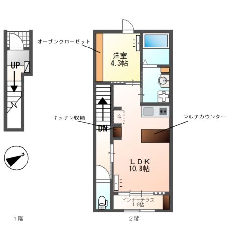 サンフェリーチェＳ 間取り図