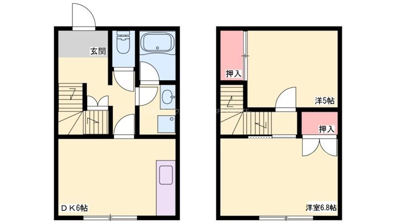 ディアマンテ二番館 間取り図