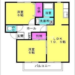 プランドールハリマ　Ａ棟 間取り図