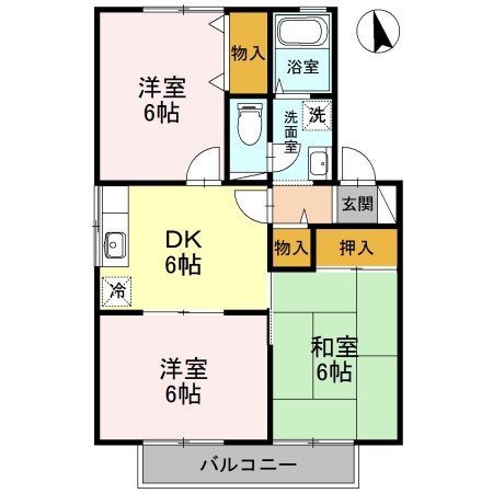 ビューラー高砂　Ｂ棟 間取り図