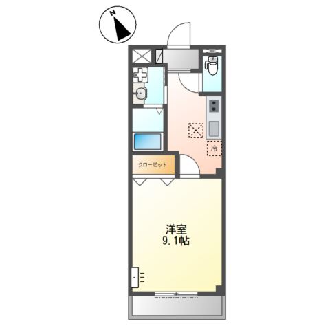 カーサ　ミスミ 間取り図