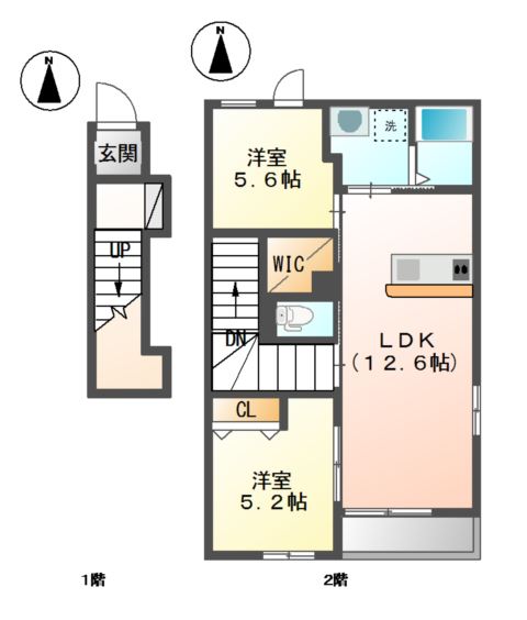ノースショア 間取り図