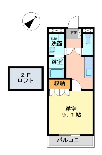 パルティール 間取り図