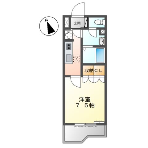 シャンピニオンⅡ 間取り図