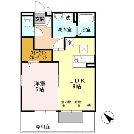 バーディーコート　B棟 間取り図