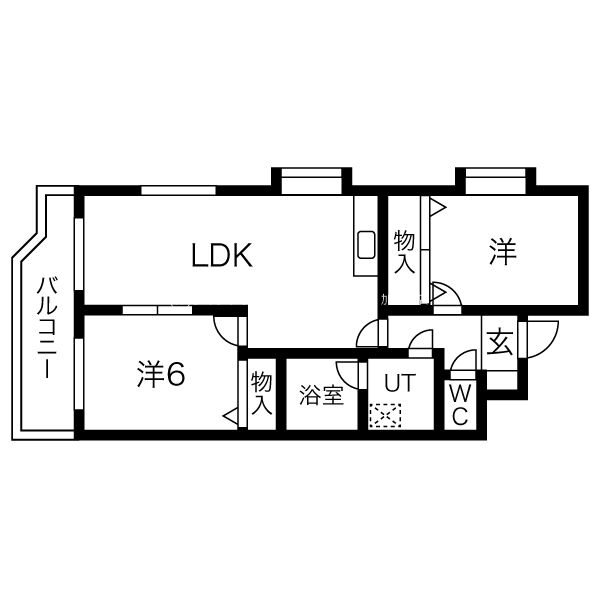 ボナールFUJI 間取り図