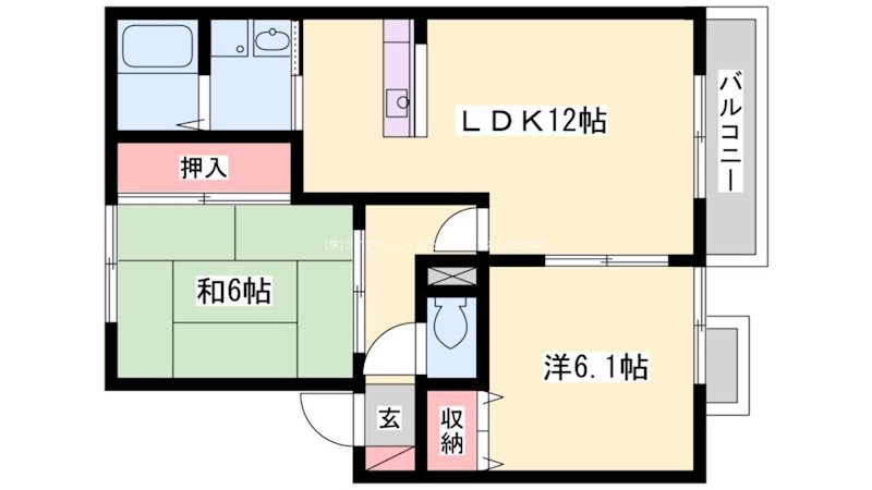 プリミティブハイツ 間取り図