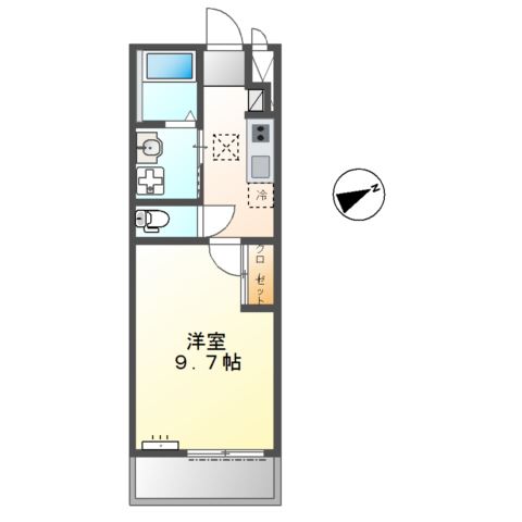 ソレイユ 間取り図