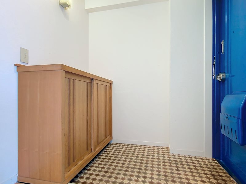 北在家アパートメント 玄関