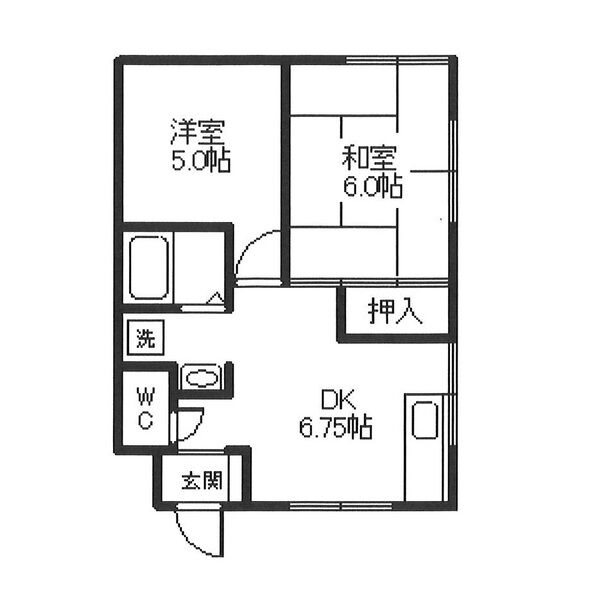 エクレールI 間取り図