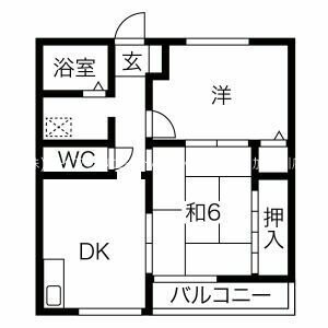 きくやハイツⅡ 間取り図