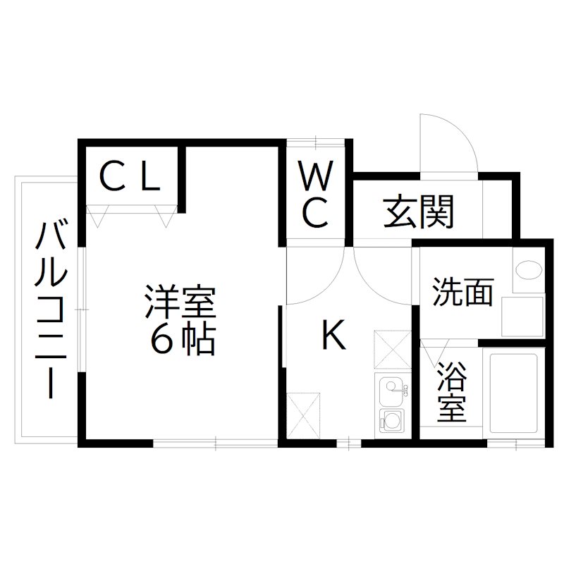 トラスティ本町 間取り図