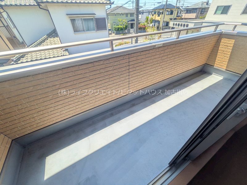 叶タウン３号地 ベランダ