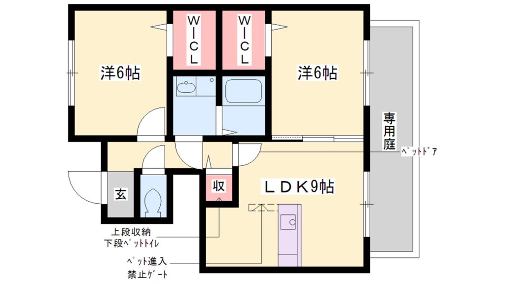 シュッド・エトワール 間取り図