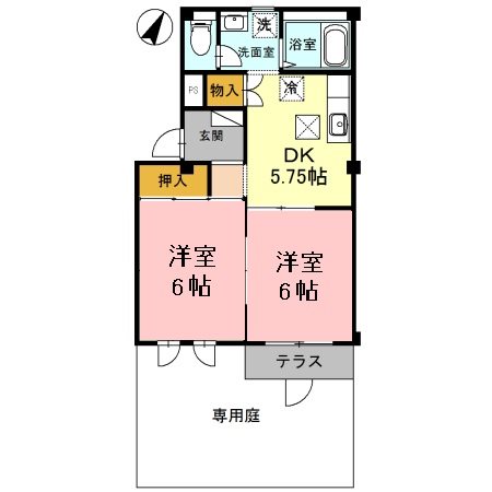 ローレルハイツI 間取り図