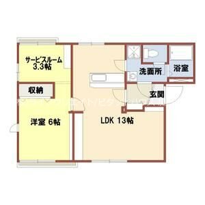 ハイツ・あわ 間取り図