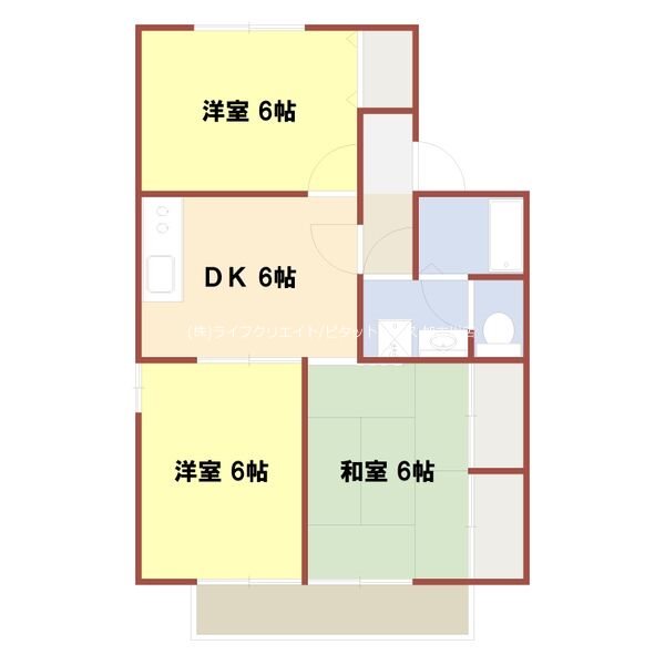 D&amp;rsquo;Flats宝殿 間取り図