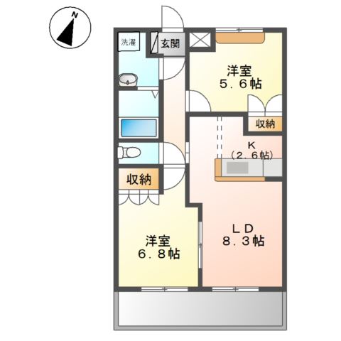 グランベール 間取り図