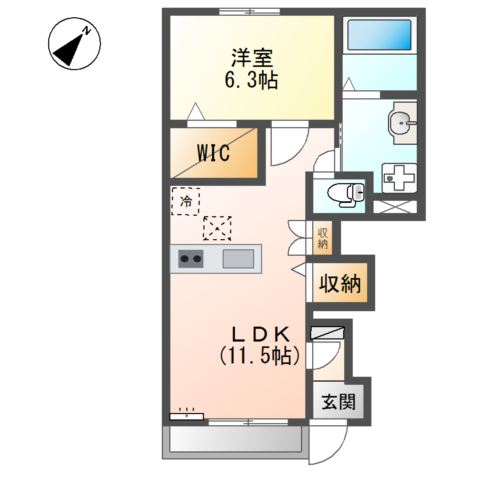 パインフォレスト浜の宮Ⅱ 間取り図