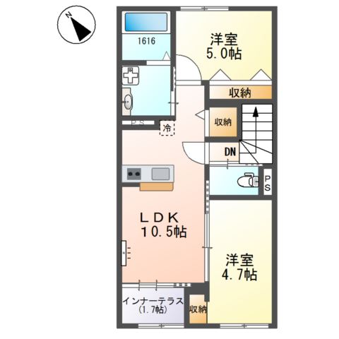 カモミール 間取り図