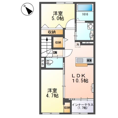 カモミール 間取り図