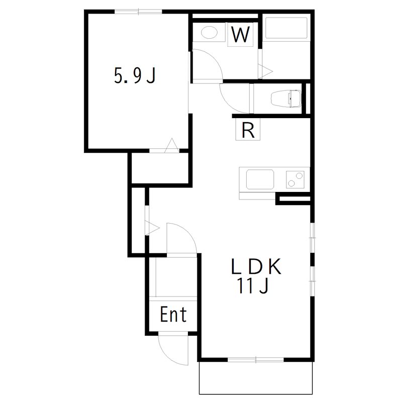 パストルＢ棟 間取り図