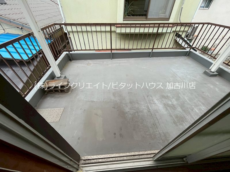 尾上町池田戸建 ベランダ