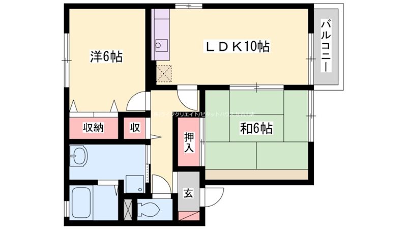 リバーコート 間取り図