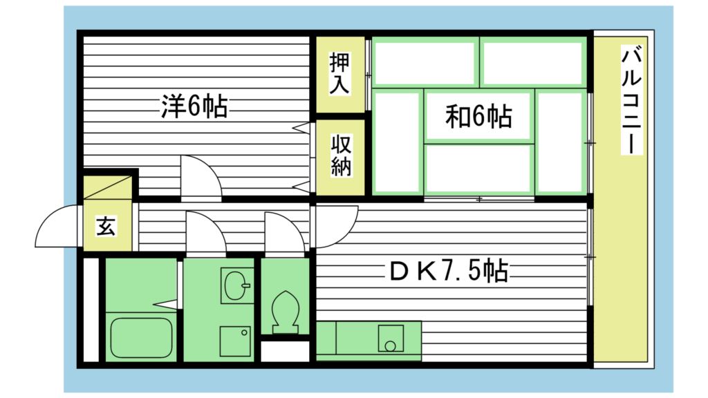 サニーハイム 間取り図