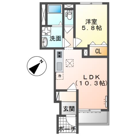 ラピスライフ 間取り図