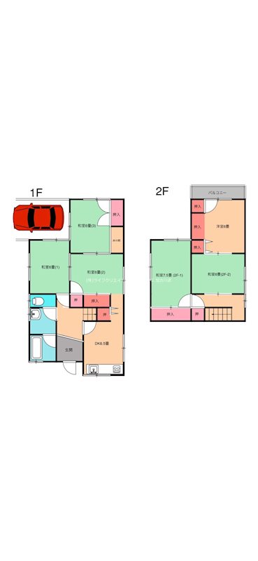 加古郡播磨町宮西1丁目戸建 間取り図