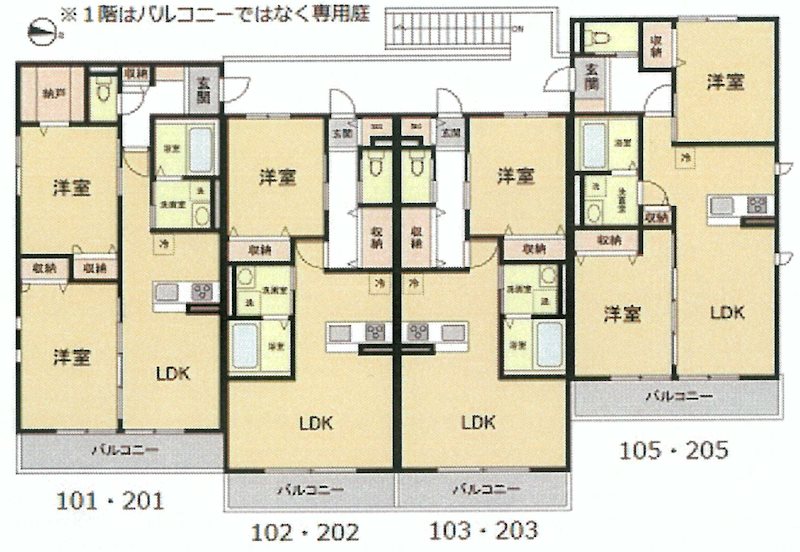 WITH　HEIM 間取り図