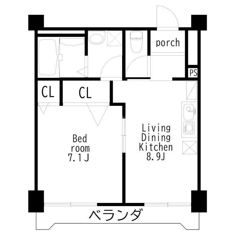 リュストル稲美 間取り図