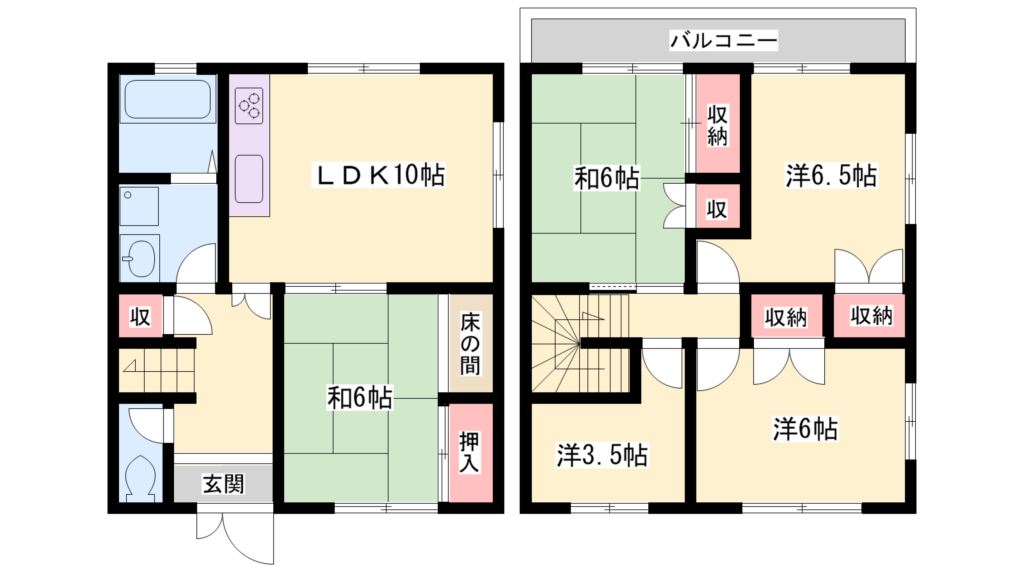 小川マンションＢ 間取り図