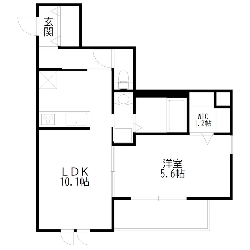トレーノ加古川 間取り図