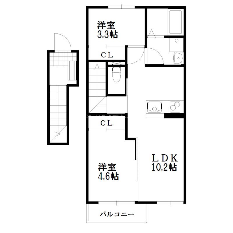 メゾン・ド・ＦⅥ 間取り図