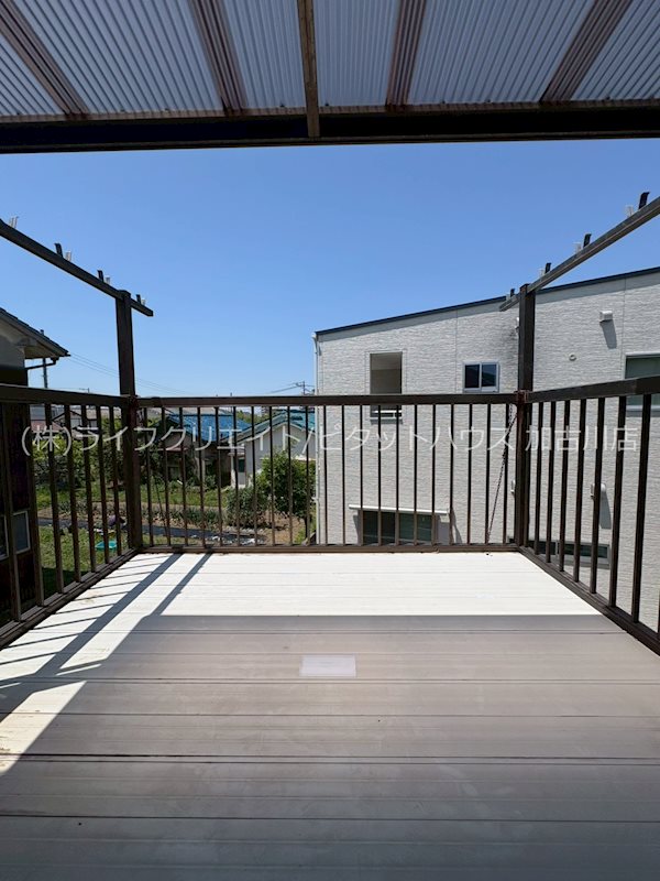 平岡町土山戸建 ベランダ