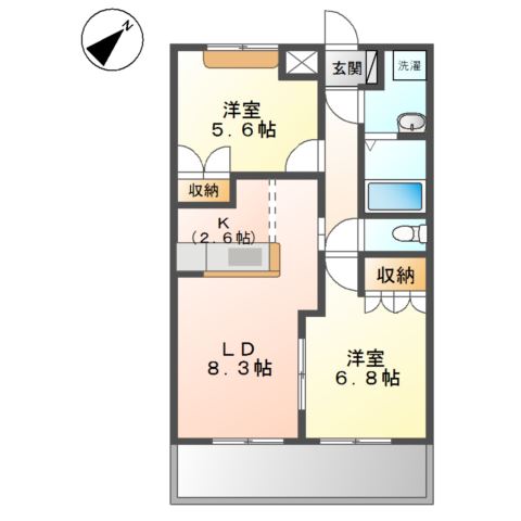 チアフル・ハイム 間取り図
