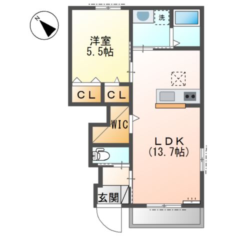 ロココハイムＮ 間取り図