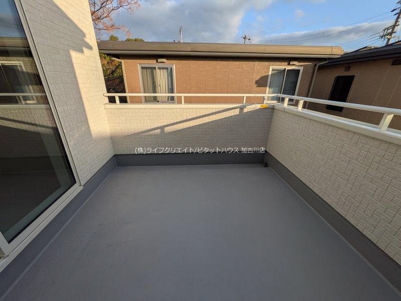 加古川市野口町長砂・戸建 ベランダ