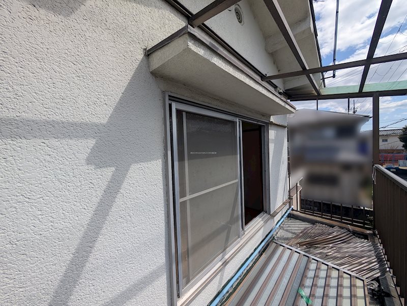 河原戸建て ベランダ