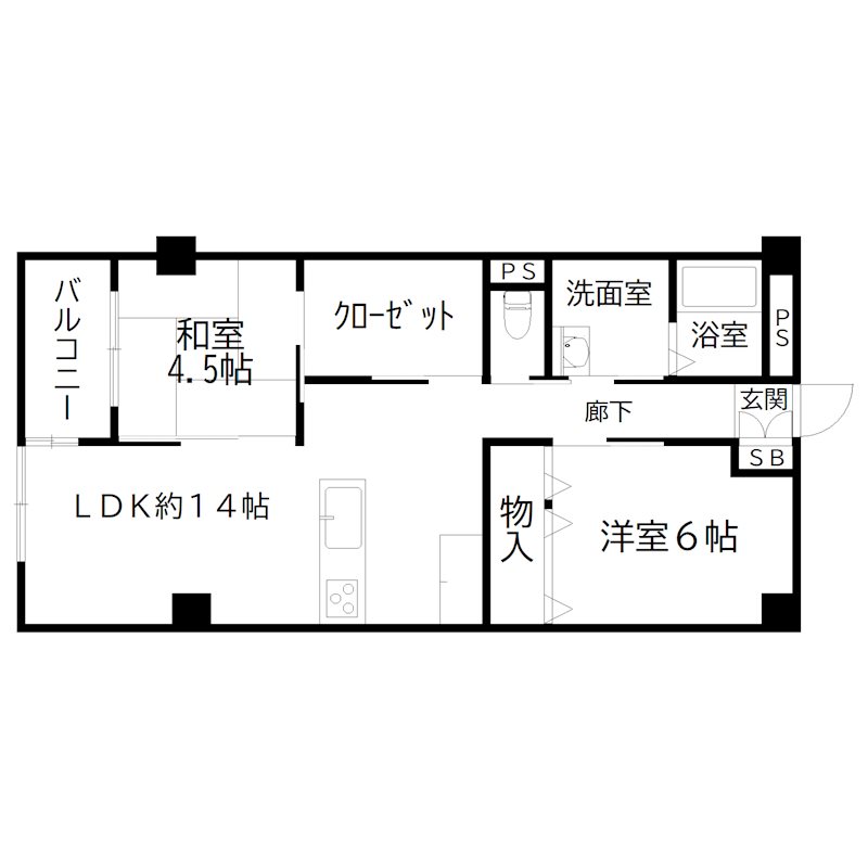 さんようレジデンス 間取り図