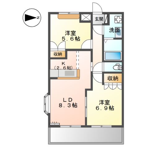 グランベル・ハウス 間取り図