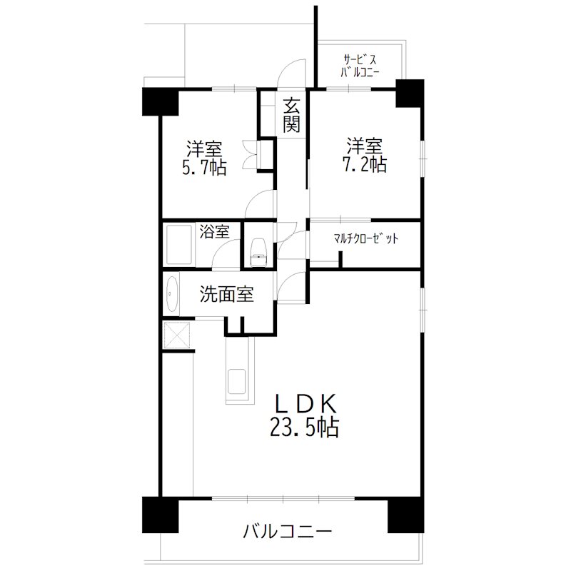 ファーミンスペリオ宝殿駅前 間取り図